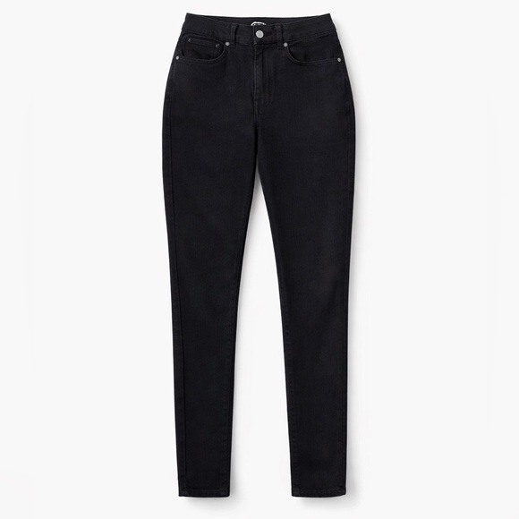 Karen Millen Denim - Karen Millen Black High-Rise Pants Stretch | US 6